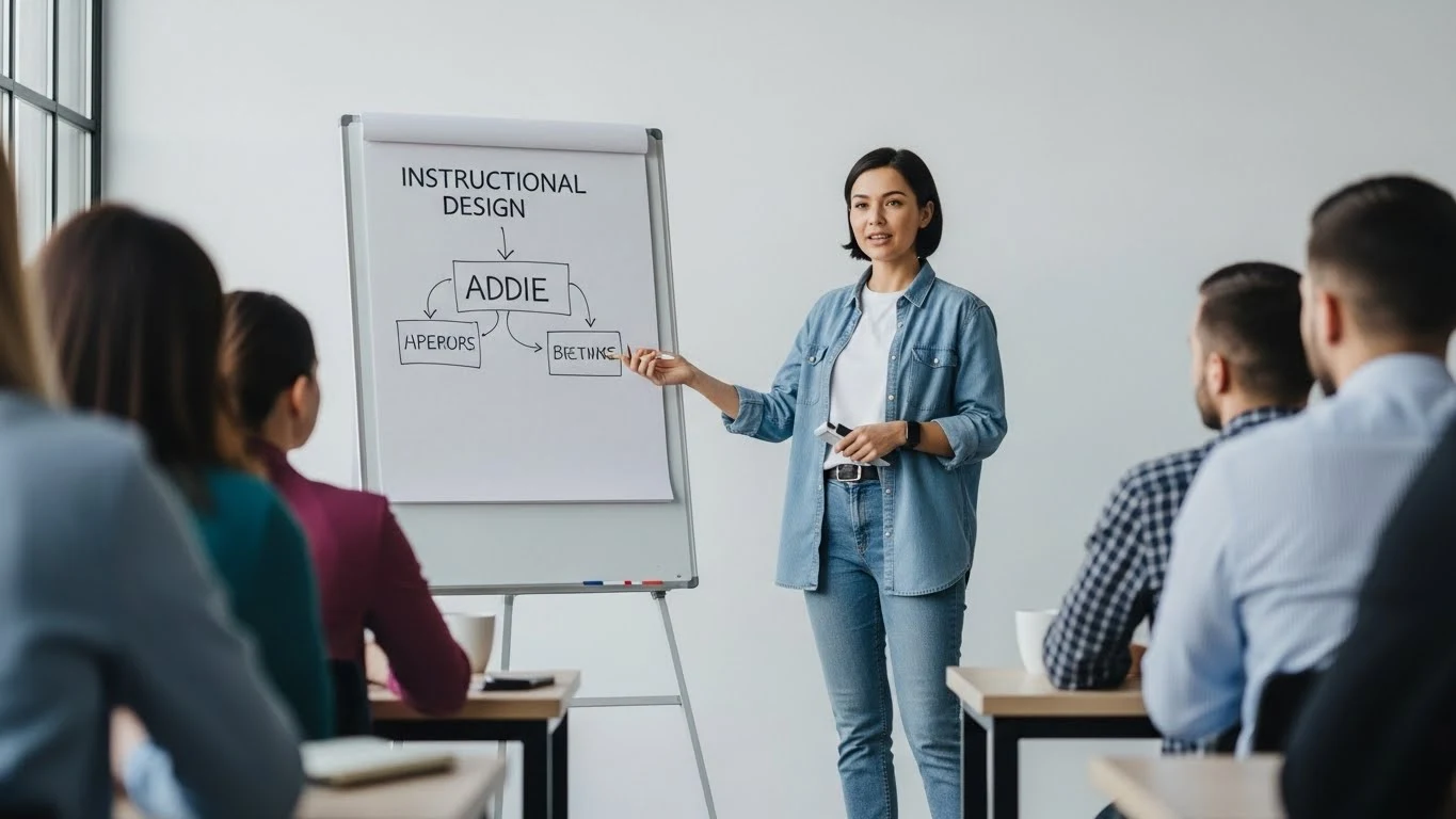 Illustration de la méthode ADDIE pour concevoir une formation efficace
